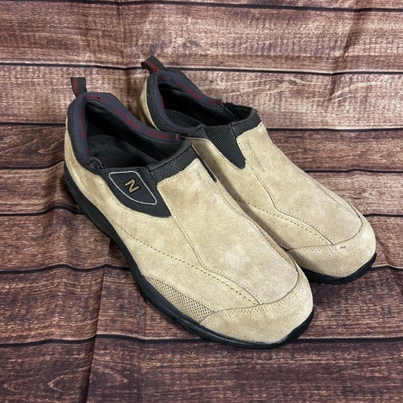 New Balance Other - New Balance 640 Abzorb Brown Tan Suede Slip On Men's Size 14 EE MW640KH